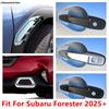 Front Fog Light Lamp Frame / Door Handle  / Side Body Leaf Broad Air Vent Panel Cover Trim Accessories For Subaru Forester 2025