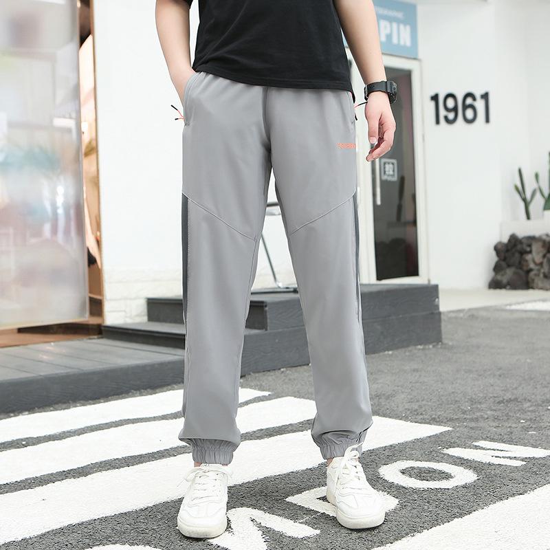 

Быстросохнущие уличные брюки для мальчиков с защитой от комаров, весна/лето 2022, тонкие, свободные, больших размеров, повседневная спортивная одежда для детей среднего и старшего возраста. Size 29 (160cm) серый