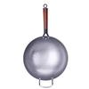 Traditional Hand-Forged Wrought Iron Wok