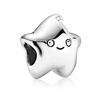 New Fashion Cartoon Animal Owl Fish Butterfly Shell Bird Bead Charms Fit Bracelets for Women DIY Jewelry Accessories