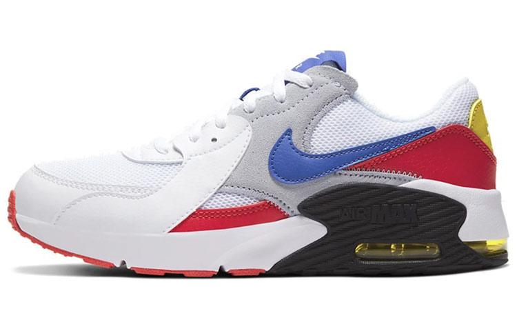 Nike Air Max Excee  White Blue Red  Gs CD6894-101 37.5