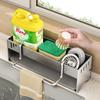 Kitchen Rack Multi-Purpose Storage Rack Rag Drain Rack Household Multi-Functional Scouring Cloth Steel Wire Ball Sponge Storage