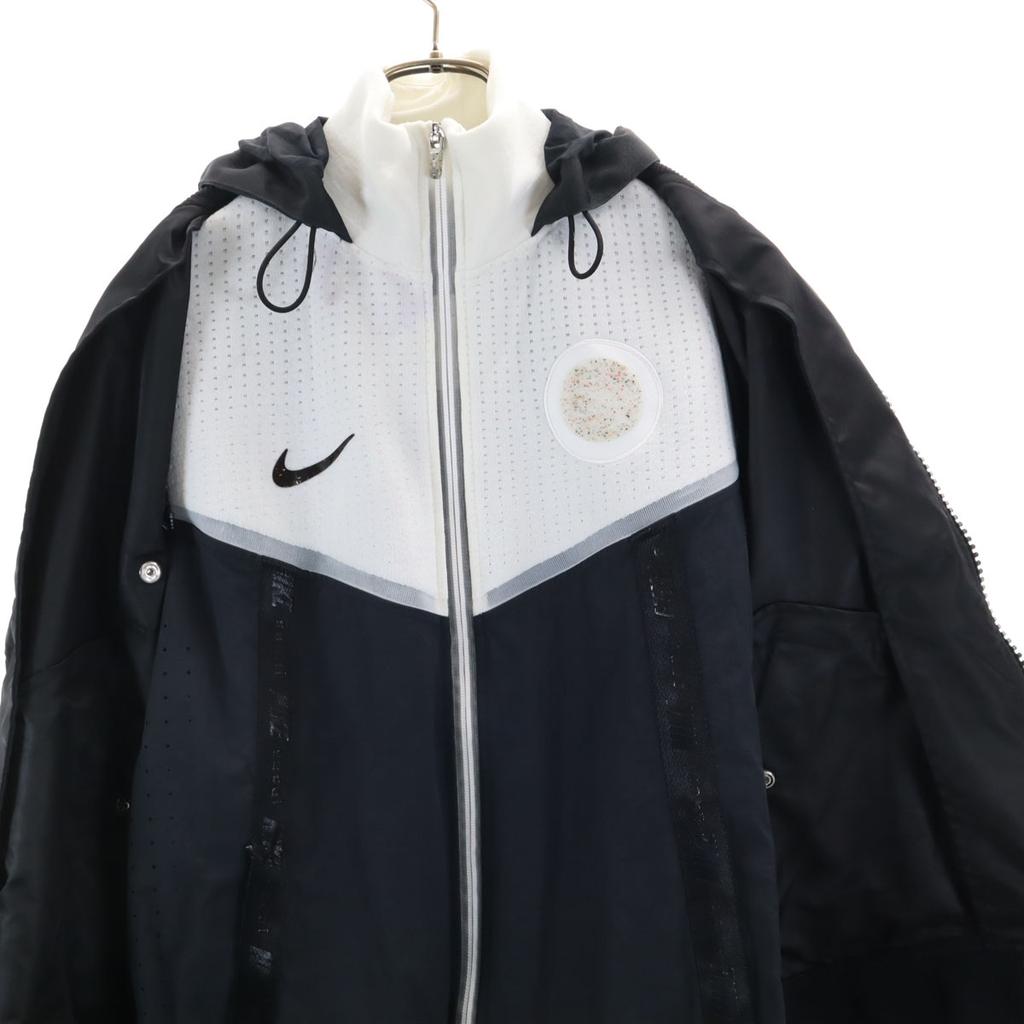 Nike 21AW Sacai Sacai Collaboration Layered Nylon Jacket S Black Men's Used