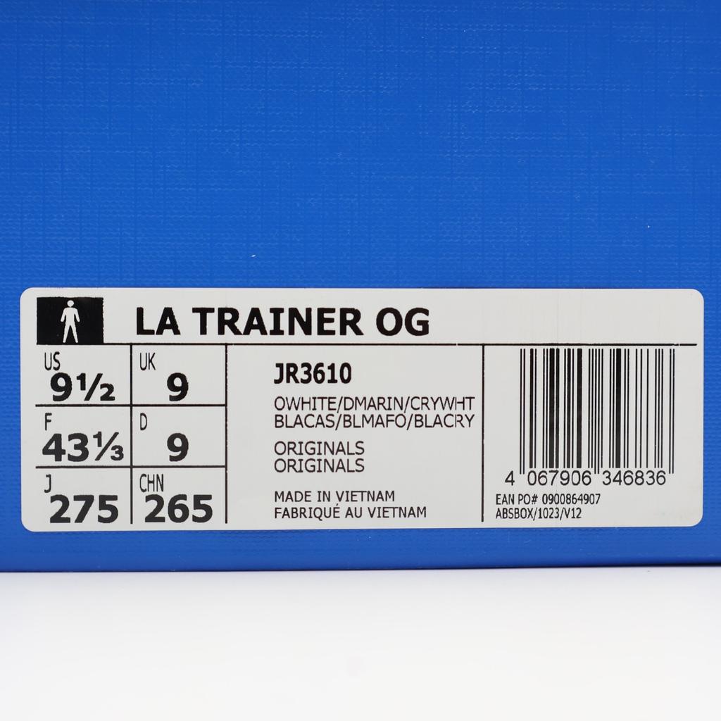 JR3610 Adidas Originals LA Trainer OG Off White Dark Marine Crystal White (Men's