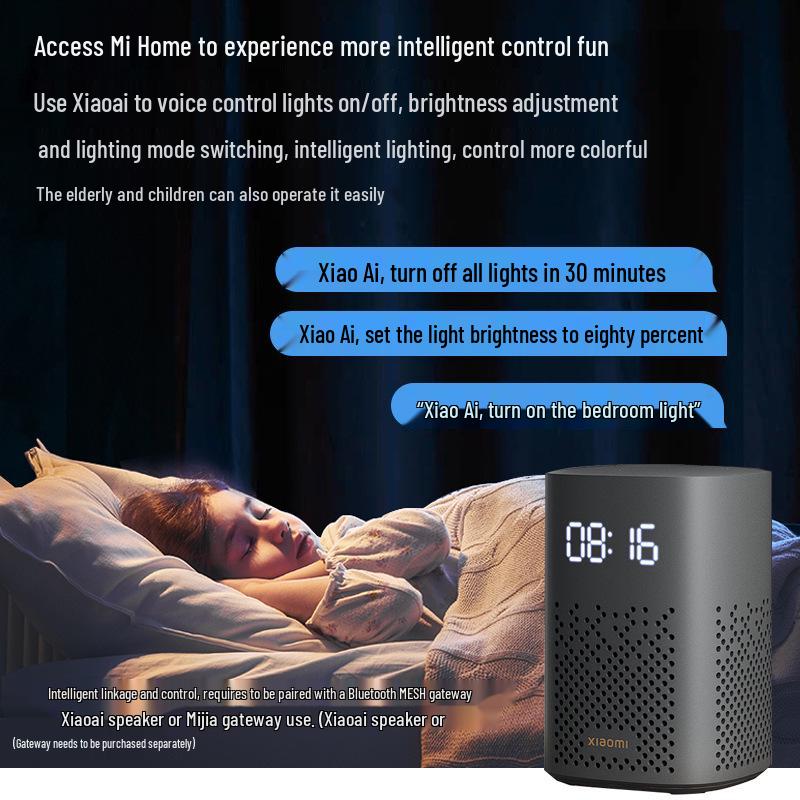 Smart WiFi Switch for Cabinet/Wardrobe Light Strip with Mijia App Integration, Voice Control, and Cycle Timer.