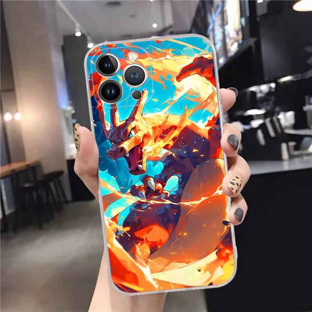 1pc Popular Cartoon Anime P-PokemonS Phone Case For IPhone 17 16 15 14 11 12 13 Mini Pro XS Max Plus Funda Shell