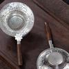 Mental Mesh Tea Strainer Stainless Steel Filter Sieve Teaware Lace Tea Drain Useful Tea Infusers Kitchen Accessories