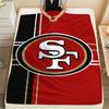San Francisco 49ers Flannel Blanket, High quality Comfortable for All Seasons, Home Decor, Warmth and Comfort