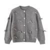 Korean Girls Autumn Knit Cardigan Fashionable Children Sweater Coat