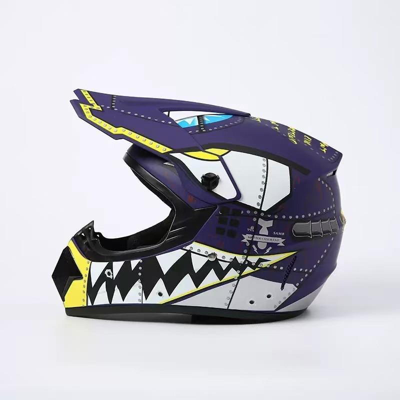 Full Face Motorcycle Helmet Off-Road ATV Dirt Bike Riding Universal Unisex Adult All-Season EPS Safety