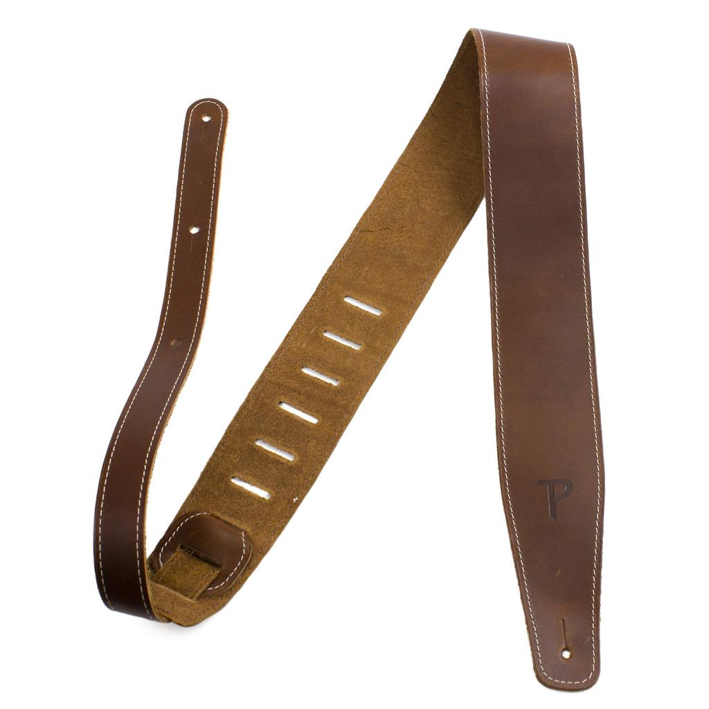 Baseball Leather Guitar Perri's Strap, 2.5 Inches, Tan, SP25S-7049
