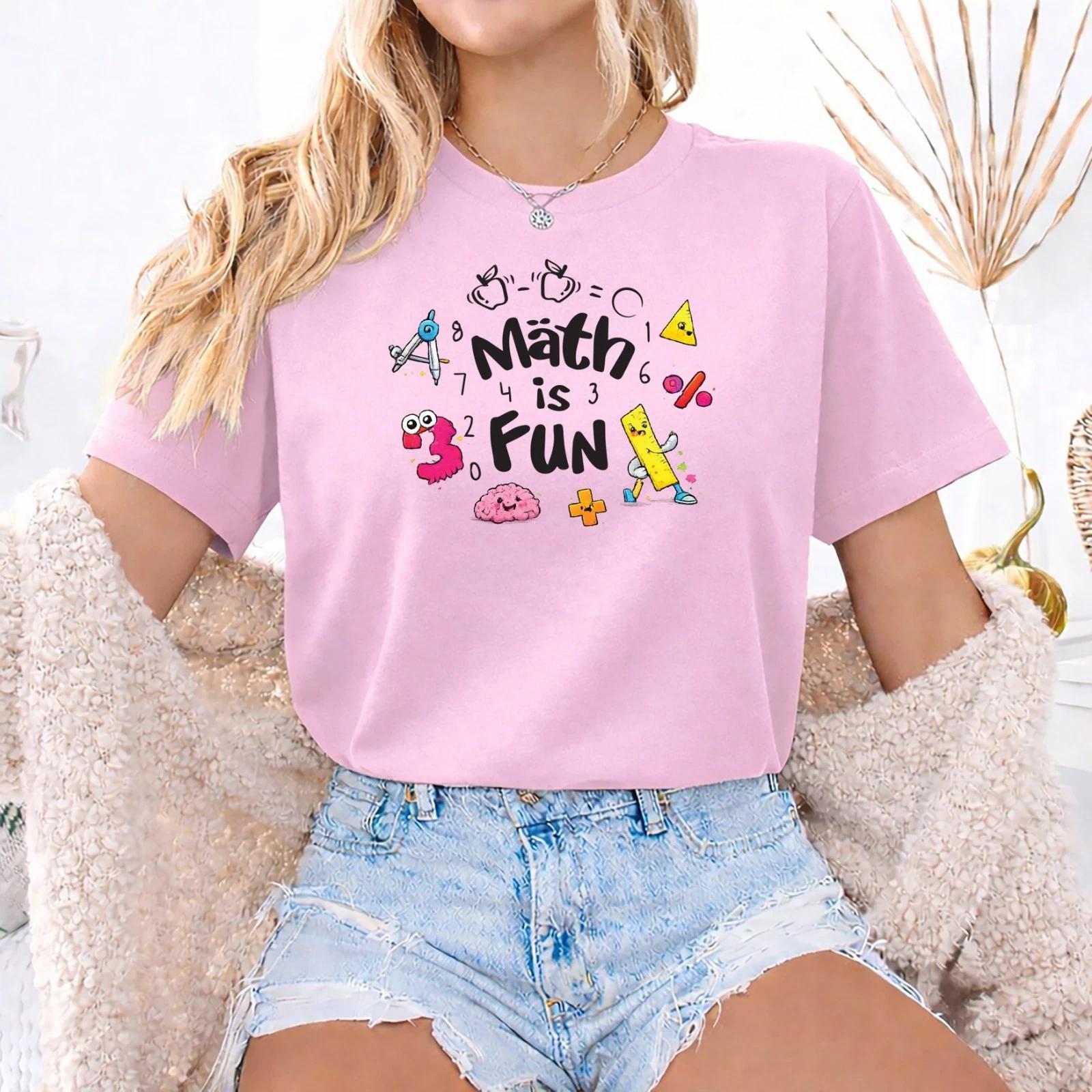 Maths Day T Shirt Kids Preschool Number Day Funny School Tee UK , Math is Fun A S
