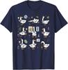 Cute Silly Goose Biologist Science Genetics Biology Teacher T-Shirt