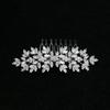 European and American Korean Style Bridal Hair Accessories Princess Crown Wedding Tiara Zircon Hair Comb
