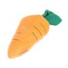 Carrot Dog Squeaky Toys Bite Resistant Relieve Anxiety Dog Squeaky Chew Toys Carrot Shaped Dog Toy for Playing