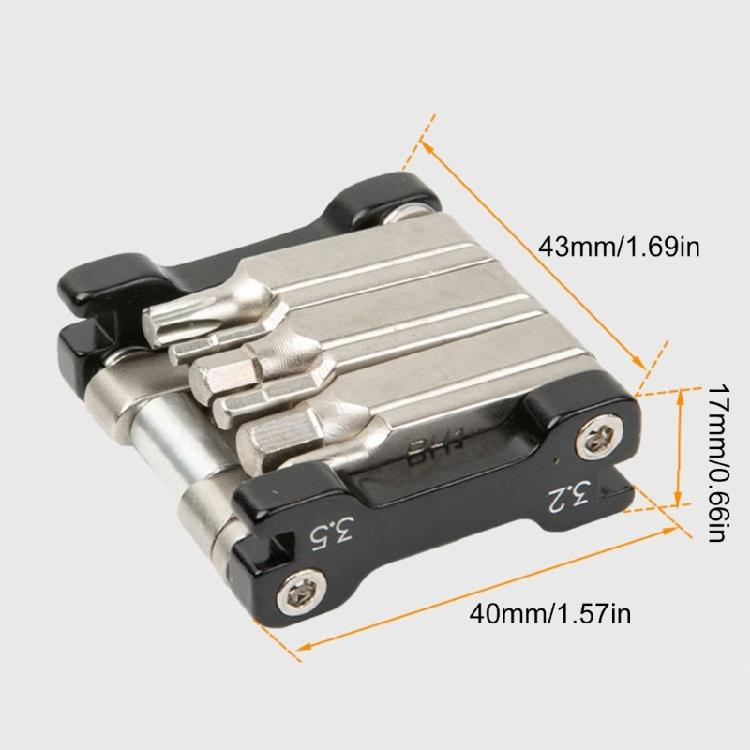 Bicycles Tool Set Multifunctional Bikes Repair Tool with Storage Bag, Mountain Bikes Fix Tool with Patches & Tire Levers