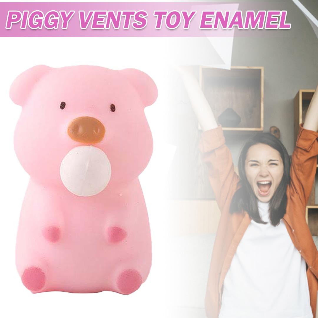 

PDTO милые забавные игрушки для сжатия, поросенка, дующий пузырь, снятие стресса, анти-тревожные игрушки