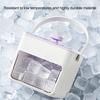 Large Capacity Ice Cube Maker with Storage Bin Shovel 50 Cube Ice Container BPA-Free Easy-Press Ice Cube Tray for Home Camping Party