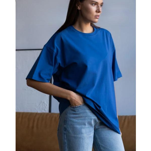 Summer Round Neck Solid Color T-shirts Fashionable Casual Pure Cotton Short Sleeved Women's T-shirt