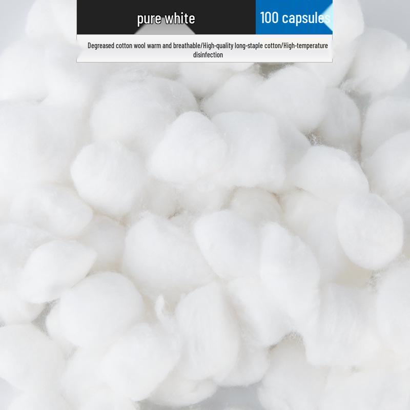 

Bukaxing Зимняя хлопковая подстилка для хомяков, медведей и ежей Pure White, approx. 100 pieces