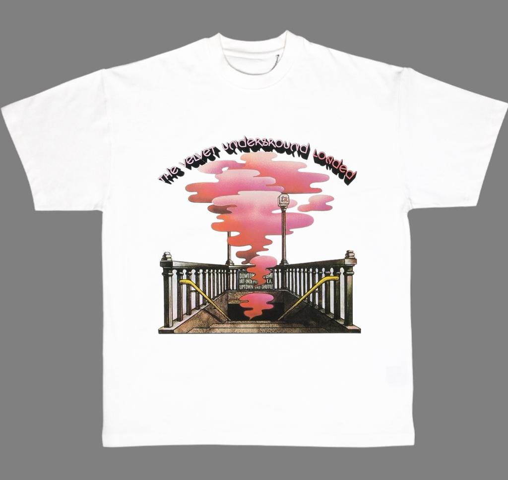 Velvet Underground Band Rock Music Art Style Summer Casual TShirt Unisexs and Womens Luxury Brand Top New Art Logo
