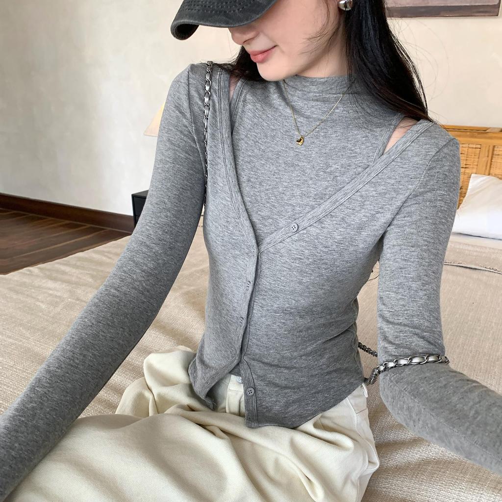 European-Style Women's 2-Piece Sleeveless Vest and Cardigan Set for Autumn/Winter 2025