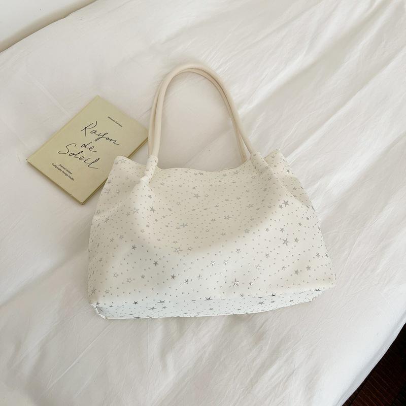 Trendy Large Capacity Tote Bag for Women - Stylish and Durable Shoulder Bag for Students and Commuters