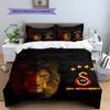 Galatasaray FC Pattern Bedding Home Decoration Birthday & Festival Gift (1 * Duvet Cover + 2 * Pillowcase, Without Core)