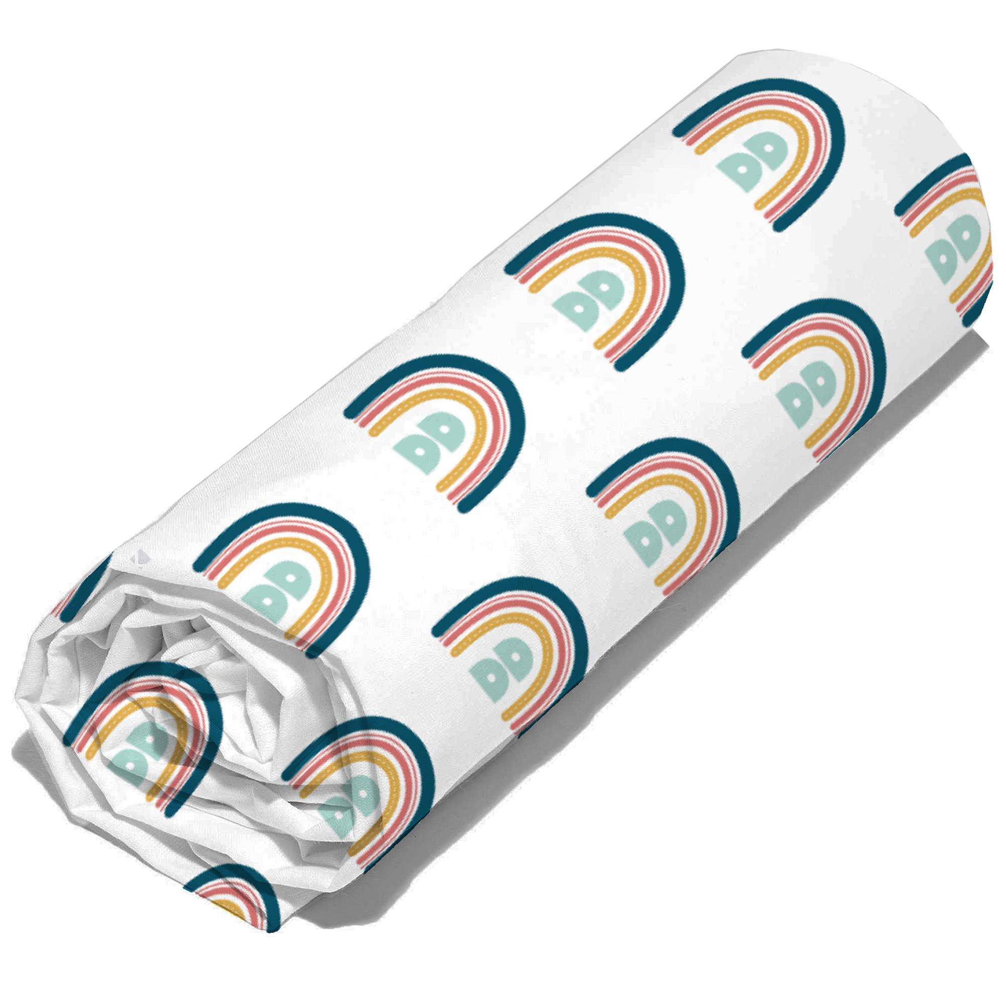 LICOLOVE Lenzuolo con angoli per bambini multicolore 90x190 cm Coppa 25 cm