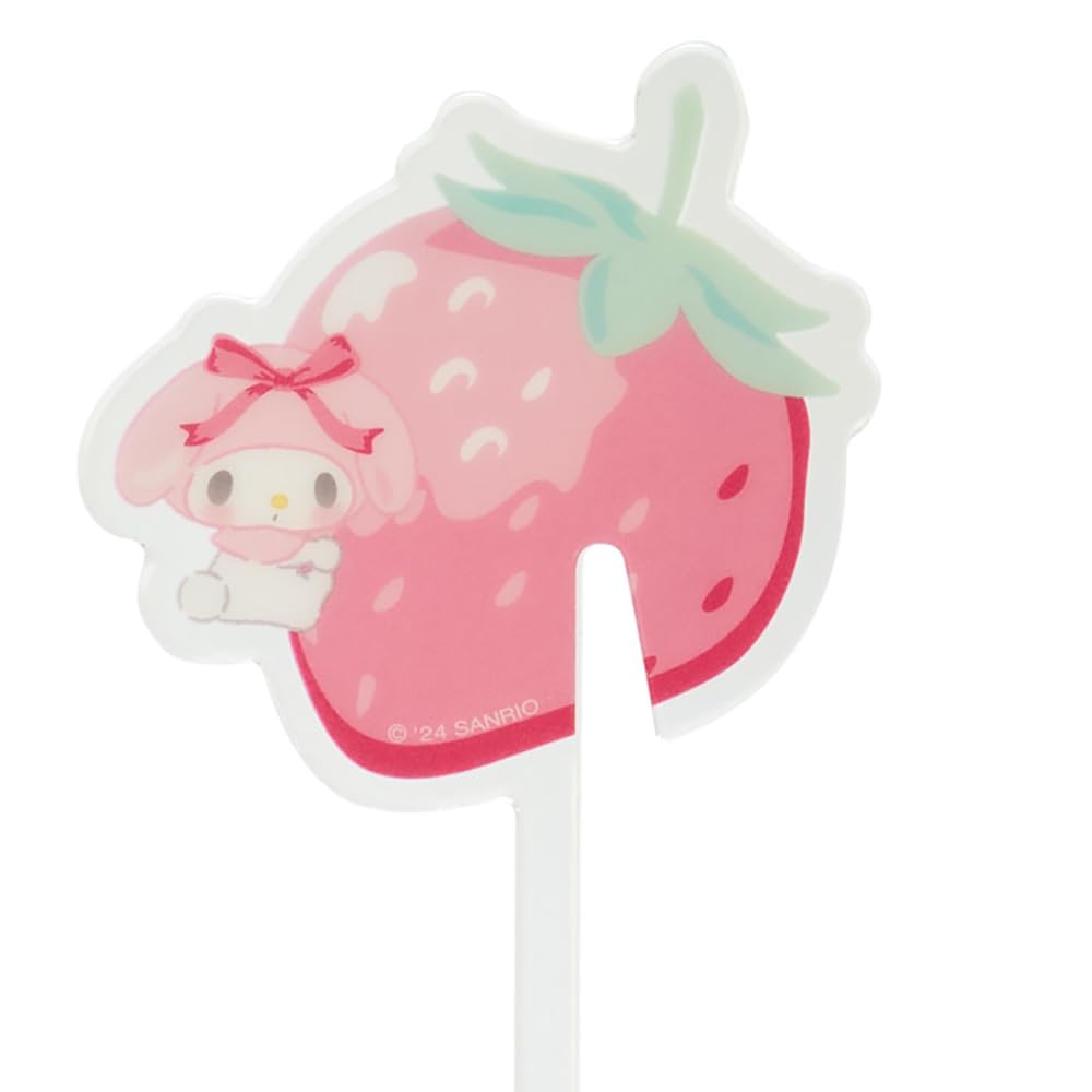 Sanrio Dekoracja Muddler Kolorowy Owoc My Melody My Melody My Melody x x cm Postać 116106 (SANRIOO) 17.5 6.3 0.5