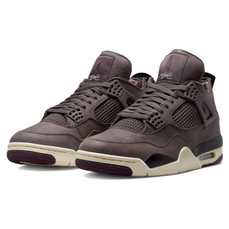 A Ma Maniére x Air Jordan 4 Retro Violet Ore Unisex Sneakers Viola Medio-Ash Nero DV6773-220
