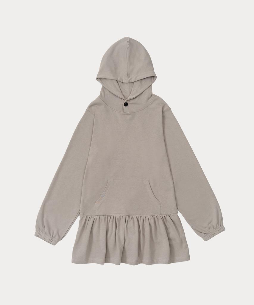 Ouas Button Sweat Dress (Gray)