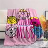 Mr. Men and Little Miss2 Flannel Blanket, High quality Comfortable for All Seasons, Home Decor, Warmth and Comfort