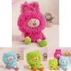 Cute Fluffy Monster Plush Toy Doll For Girls Soft Stuffed Animal Pillow Birthday Gift 25cm Blue Cat