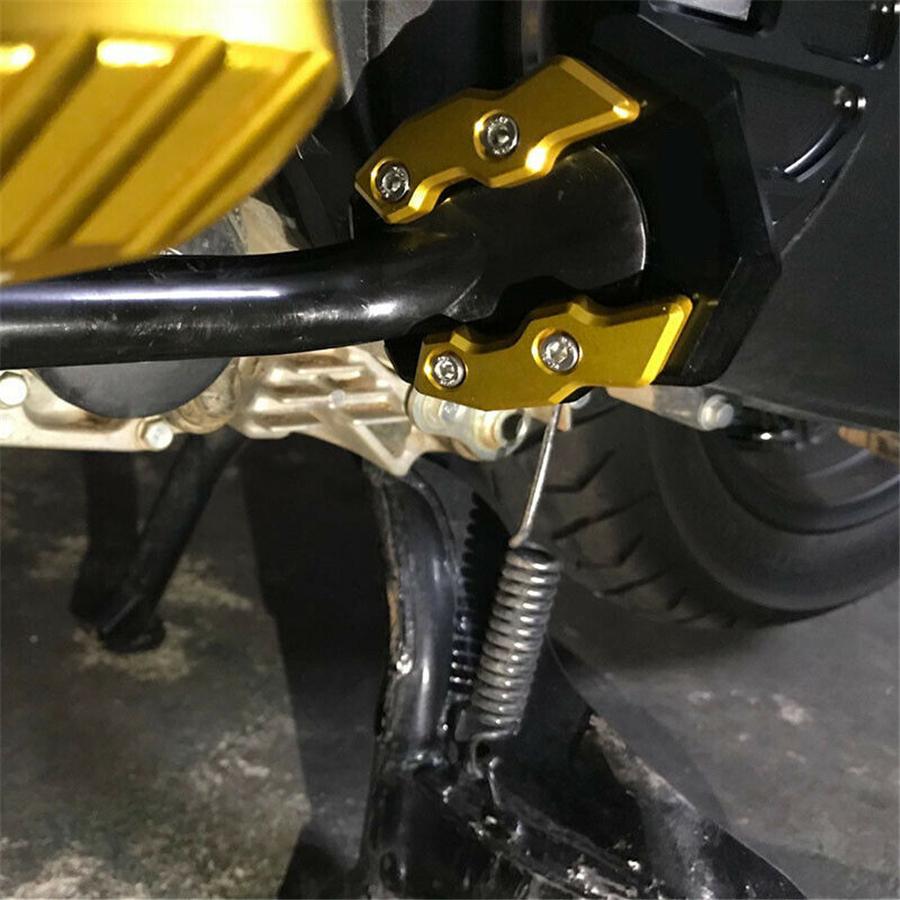 CNC Aluminum Kickstand Side Stand Enlarger Pad For Honda Forza 300 250 125 17-20