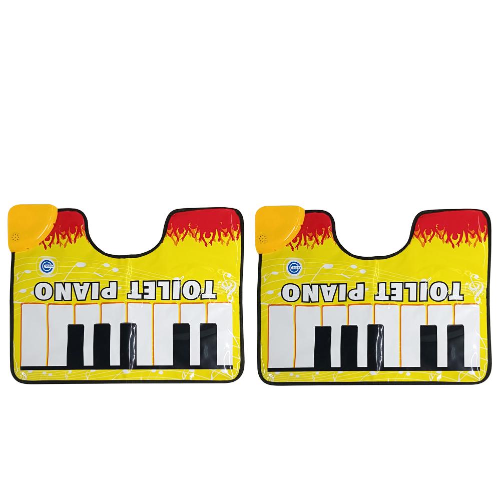 Záchodové Piano Koberec Novinka Potýrové Piano Zvukový Koberec Koupelnový Koberec Elektronické Piano Šlapání na Prsty Hudební Klávesnice Podlahová Rohož Hračky