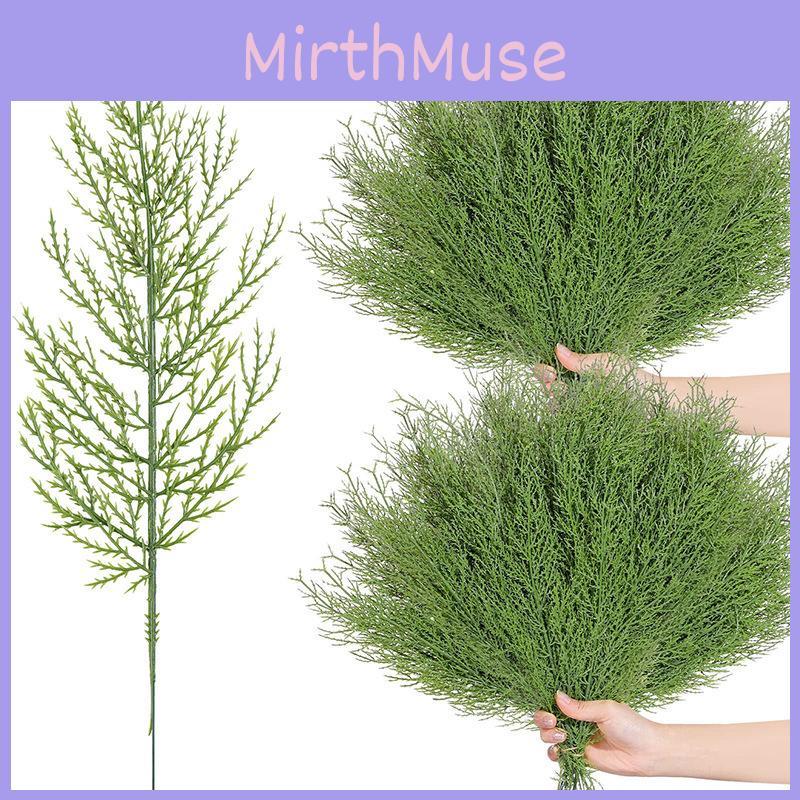 Artificial Pine Branches For Christmas Decorations With Plastic Material For Diy Wreaths And Home Decor
