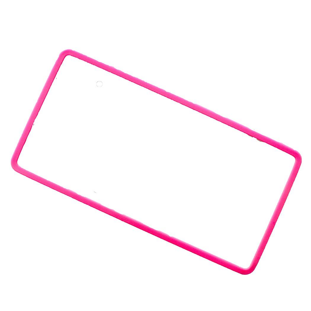 

[УДИВИТЕЛЬНО/Удивительно] Силиконовый чехол на рамку номерного знака розовый AS-NPC-04