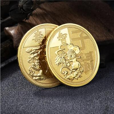 2026 Rok koně Dvanáct znamení zvěrokruhu Pamětní medaile Zlaté mince 12 čínských znamení zvěrokruhu Sběratelské mince štěstí Festivalový dárek