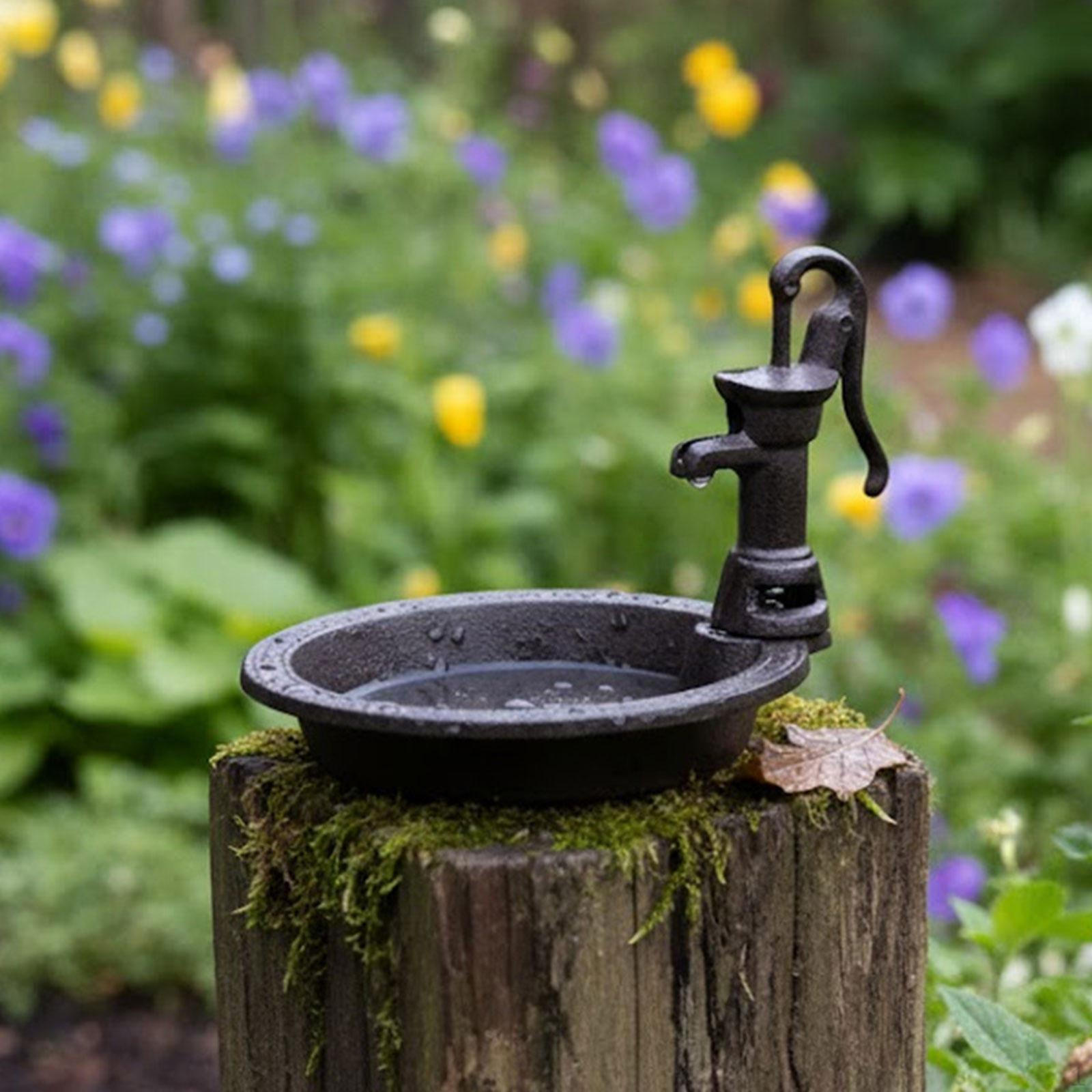 

Cast Iron Bird Feeder Feeding Bowl Creative, Practical, Multipurpose Retro Sturdy Birds Food