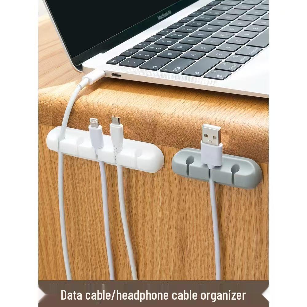 Desktop Cable Storage & Management Organizer Clips