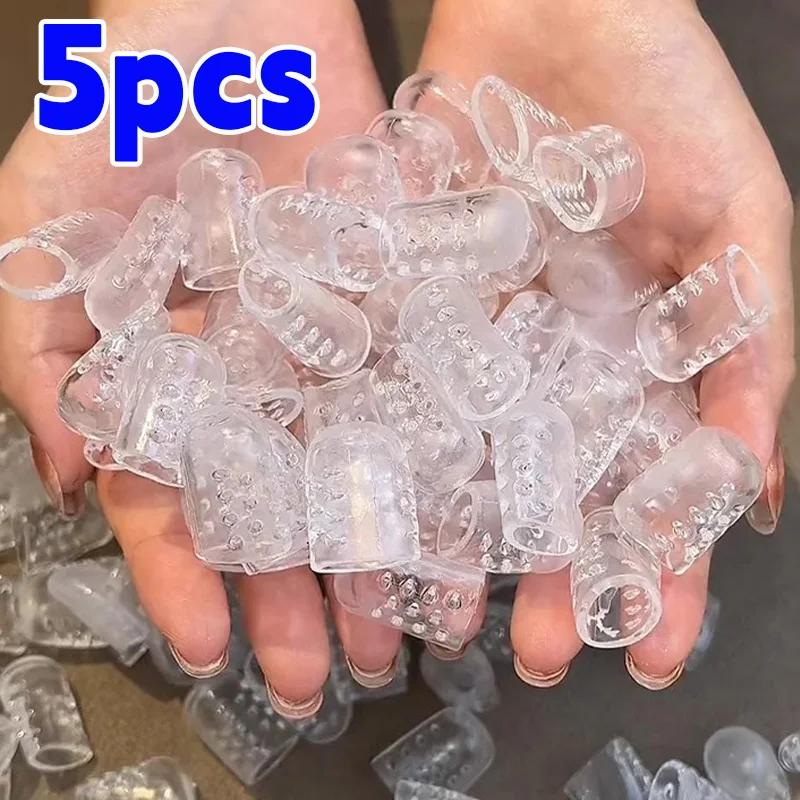 

Transparent Soft Silicone Toe Caps Breathable Anti-Friction Protector Prevents Blisters Soft Toe Cap Cover Pain Relief Foot Care 2cm