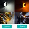 2pcs 12v Cnc Turn Signal Motorcycle Led Handle Bar End Blinker Flashing Lamp For 22mm Handlebar