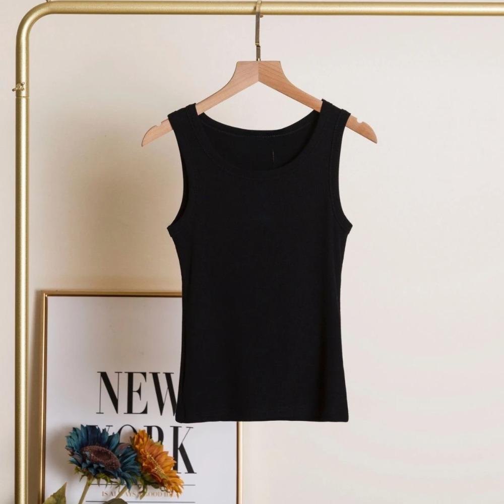 2000s y2k Harajuku Nový model Žebrovaný tílko Streetwear Trendy osobnost Oblečení Celoroční oblečení Unisex Pohodlné Krátký měkký