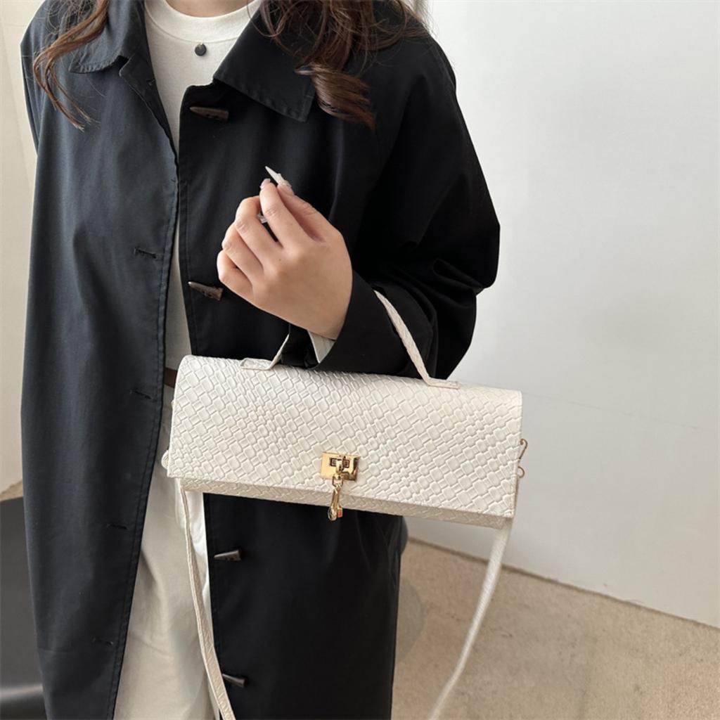 Design di nicchia personalizzato, Stile casual occidentale, Semplice monospalla, Tendenza casual, Borsa da donna, Borsetta quadrata piccola alla moda