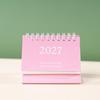 2027 Simple & Fresh Desktop Planner Notebook - English Version