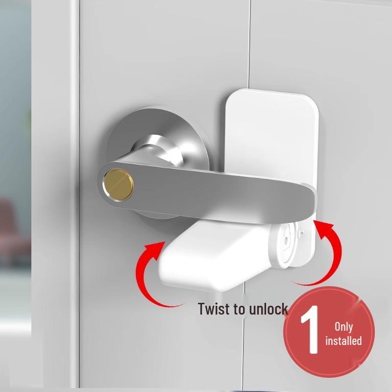 

Childproof Door Handle Lock for Security and Pet Safety