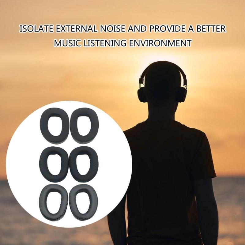 Replacement Ear Cushions with Cooling Gel for H6Pro Gaming Headsets,Ear Pad for Music Lovers Audiophiles Accessory