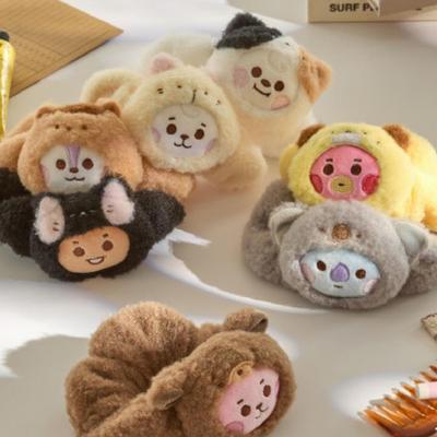 BT21 Baby More Fluffy Face Plush Band