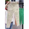 Women's Fall High-Waisted Slim-Fit Fleece-Lined Skinny Pants Corduroy Straight-Leg Harem Pants
